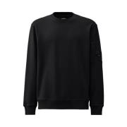 Brodert Crewneck Sweatshirt Svart