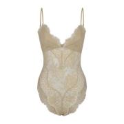 Hvit Blonde Teddy Topp