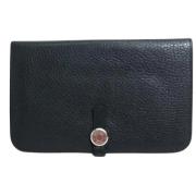 Pre-owned Leather wallets