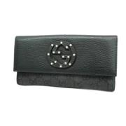 Pre-owned Leather wallets