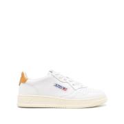 Low Top Sneakers Hvit Honning