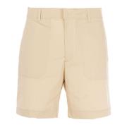 Herre Bermuda Shorts Sand/Beige Sommer