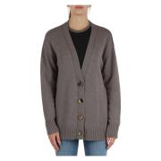 Cashmere Merinos Brodert Cardigan