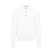 Bianco Strikket Polo