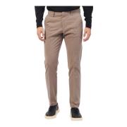 Beige Chino Bukser Slim Fit