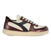 Lave Metallic Sneakers i Skinn