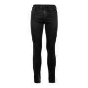 Slim Fit Svart Denim Jeans