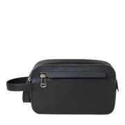 Funksjonell Messenger Bag Svart Lær