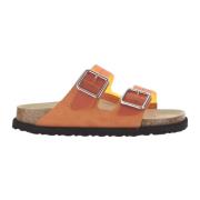 Oransje Sandaler med Semitransparent PVC