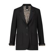 Animal-Print Blazer Stilig Trendy Design