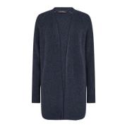 Lang Cardigan Strikke 153880 Salute Navy