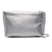 Anais Laminert Skinn Clutch Veske