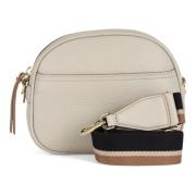 Hammret skinn crossbody veske Nina