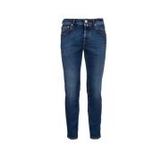 Slim Fit Ensfarget Jeans