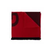 Bicolor Logo Contrast Scarf