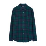 Rutete Button-Down Skjorter