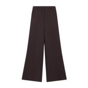 Flared Wool Trousers