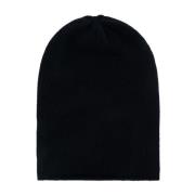 Flatstrikket Beanie Hat