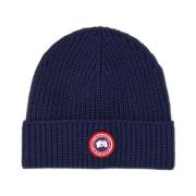 Merino Ull Beanie Lue Laget i Italia