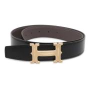 Pre-owned Leather belts