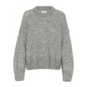 Myk Strikkgenser Medium Grey Melange