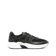 Svarte Sneakers med Mesh-panel