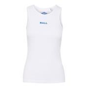 Sporty Tank Top med Brodert Logo