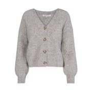 Luksuriøs Mohair V-Neck Cardigan