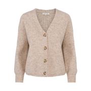 Mohair V-Neck Cardigan Strikket