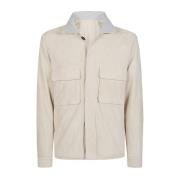 Suede Overshirt Jakke