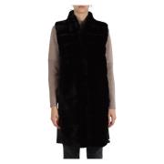 Faux Fur and Wool Vest