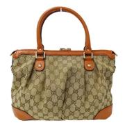 Pre-owned Canvas gucci-bags