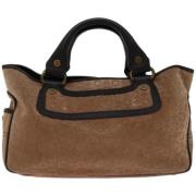 Pre-owned Suede handbags