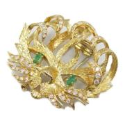 Pre-owned Yellow Gold brooches