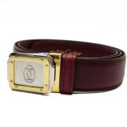 Pre-owned Leather belts