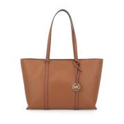 Hamret Skinn Shopper Veske