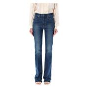 Steinvasket Flared Jeans