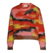 multifarget cropped crewneck