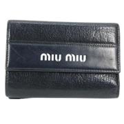 Pre-owned Leather wallets