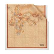 Geo Classic Ivory Silkeskjerf