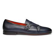 Dobbel spenne skinnloafer