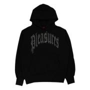 Studded Svart Hoodie Twitch P24F043