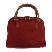 Pre-owned Suede handbags