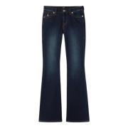 Mørkeblå Becca Flare Jeans