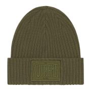 Begrenset opplag Oliven Beanie med Patch