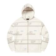 Begrenset opplag Zip Up Hooded Sweatshirt Stone