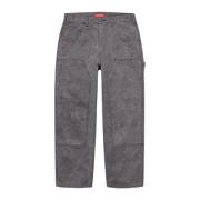 Canvas Double Knee Painter Pant Black