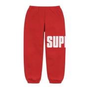 Rød Rib Sweatpant Begrenset Opplag