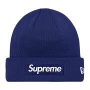 Begrenset opplag Box Logo Beanie Vasket Navy