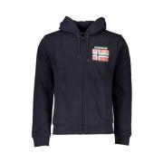 Bl Fleece Hettegenser med Glidels